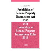 Taxmann's Prohibition of Benami Property Transactions Act 1988 with Rules 2016